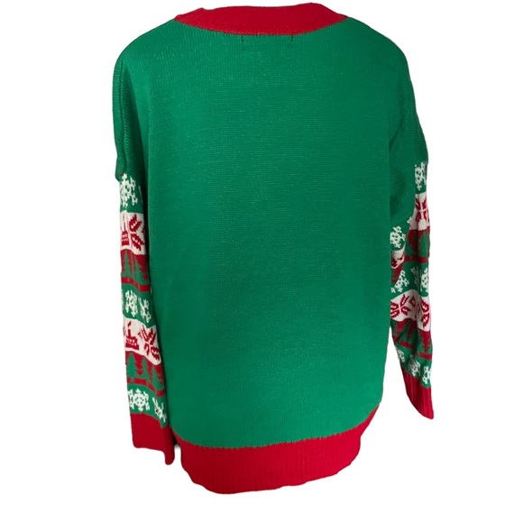 Happy Birthday Jesus Sweater‎ w/Twinkle Lights Size 0X NWT - Picture 7 of 8